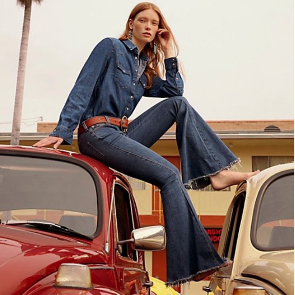 Free People Super Flare jeans
